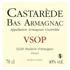 Castarede Armagnac VSOP 750ml