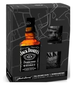 Jack Daniel's Glass Pack Gift Set Whiskey 750ml