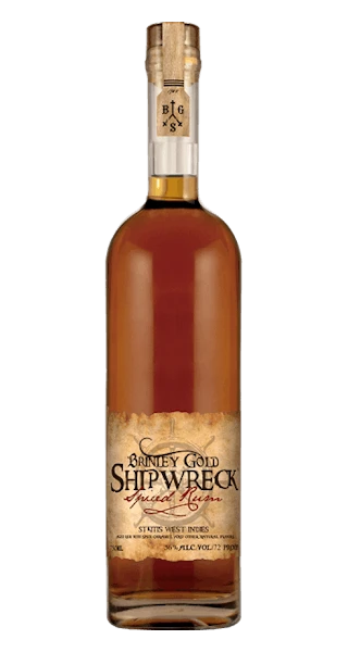 Brinley 'ShipWreck' Gold Spiced Rum 750ml 3 Brinley 'ShipWreck' Gold Spiced Rum 750ml