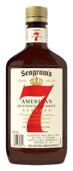 Seagrams 7 Crown Canadian Blended Whisky 375ml