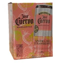 Jose Cuervo Strawberry Margarita 4-12oz Cans