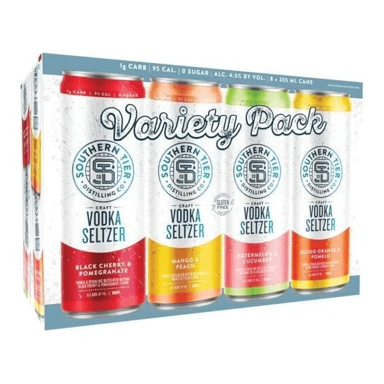 Southern Tier Vodka Seltzer Variety Pack 8-355ml Cans 3 Southern Tier Vodka Seltzer Variety Pack 8-355ml Cans