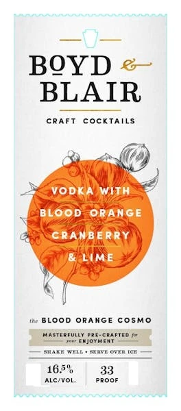 Boyd & Blair Blood Orange Cosmo 200ml 3 Boyd & Blair Blood Orange Cosmo 200ml