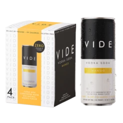 VIDE Mango Vodka And Seltzer 4-355ml Cans