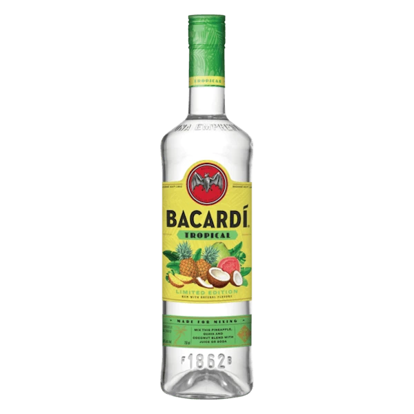 Bacardi 'Tropical' Rum 1.0L 3 Bacardi 'Tropical' Rum 1.0L