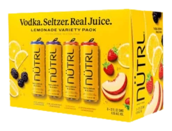 Nutrl Lemonade Vodka Seltzer Variety Pack 8-355ml Cans