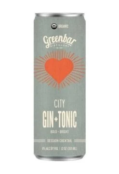 Greenbar 'City' Gin & Tonic 4-355ml Cans