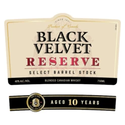 Black Velvet 10year Canadian Reserve Whiskey 1.75L