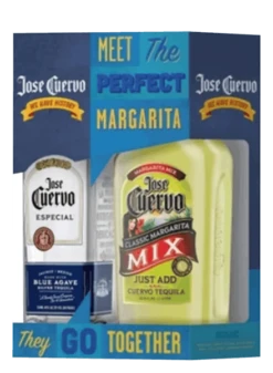 Jose Cuervo Silver Gift Set With 1% Margarita Tequila