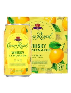 Crown Royal Whisky Lemonade Cocktail 4- 355ml Cans