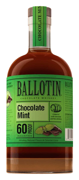 Ballotin Chocolate Mint Whiskey 750ml 3 Ballotin Chocolate Mint Whiskey 750ml