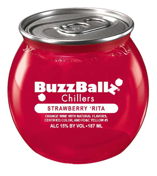 Buzzballz 'biggies' Strawberry Rita 1.75L 3 Buzzballz 'biggies' Strawberry Rita 1.75L