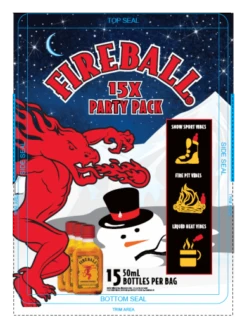 Fireball Cinnamon Winter Bag 15-50ml Bottles