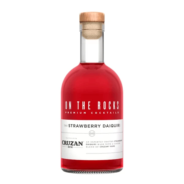 On The Rocks 'Cruzan' Strawberry Daiquiri 750ml 3 On The Rocks 'Cruzan' Strawberry Daiquiri 750ml
