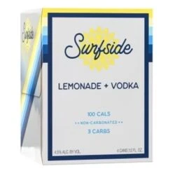 Surfside Lemonade & Vodka 4-12oz Cans
